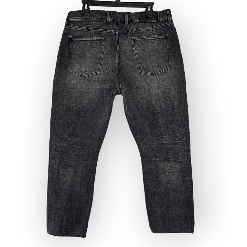 TAYLOR STITCH The Slim Organic Cotton Selvage Jean SIZE 35 x 27 Black Wash Denim - Picture 2 of 13